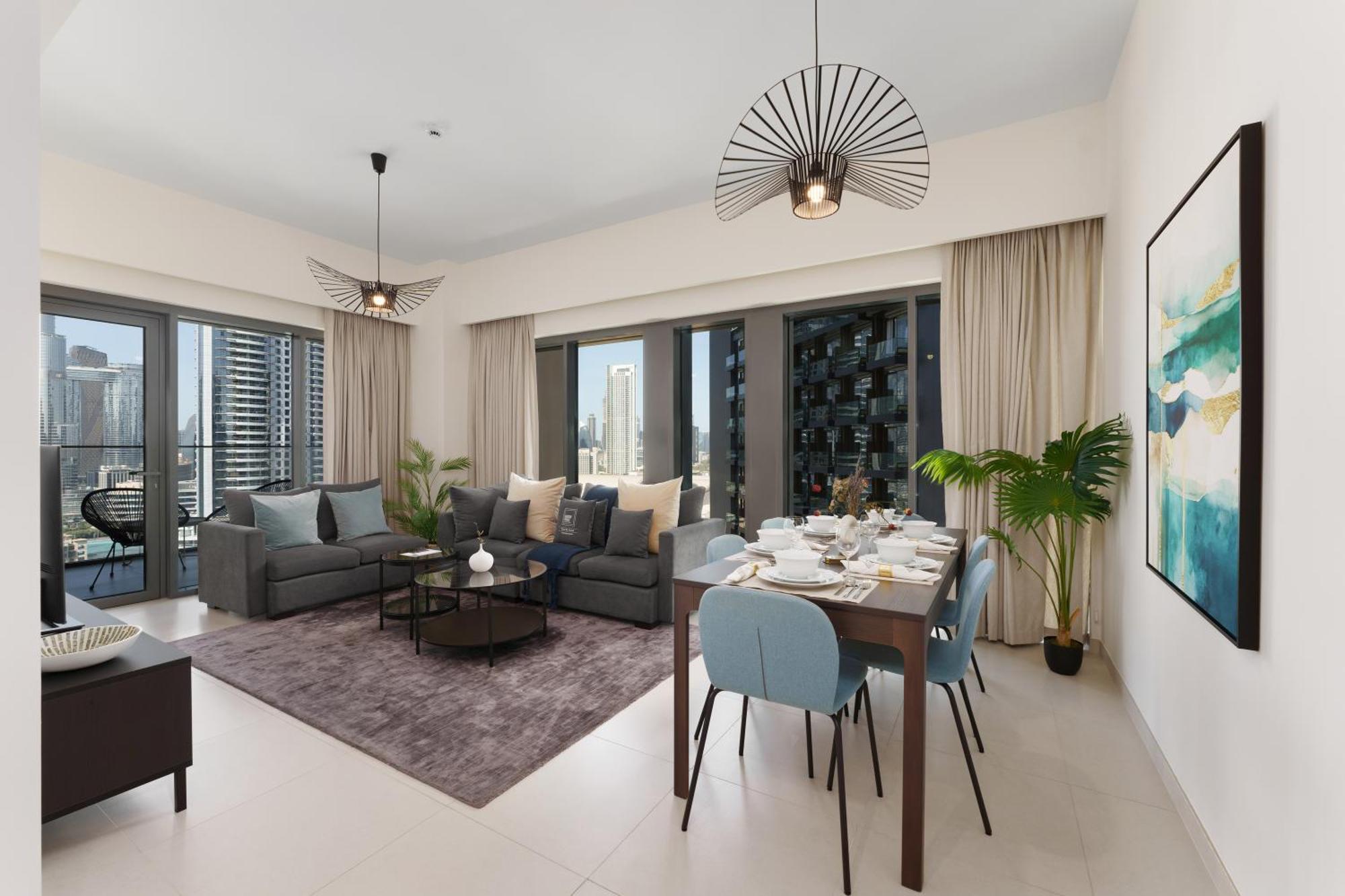 Maison Privee - Elevated Living With Spectacular Burj Khalifa Views 두바이 외부 사진